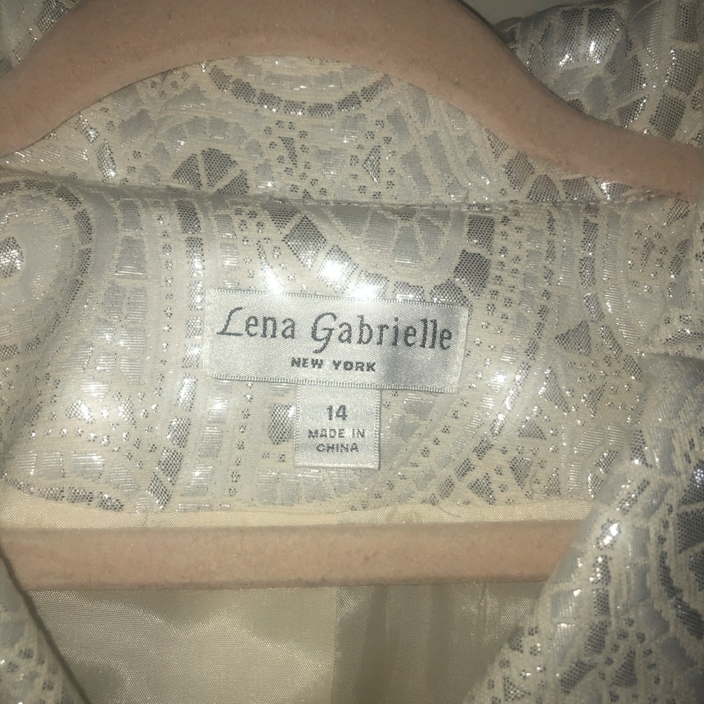 Lena Gabrielle Jacket in White